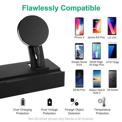 Eight in one wireless charging bracket